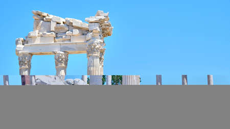 Ruins of the ancient city of Ephesus, Turkeyの写真素材