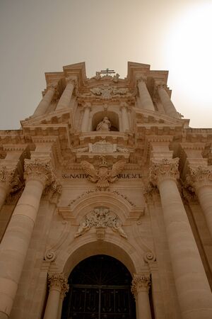 The Cathedral in Ortigia, Sicilyの写真素材
