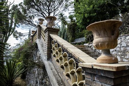 Villa comunale in Taorminaの写真素材