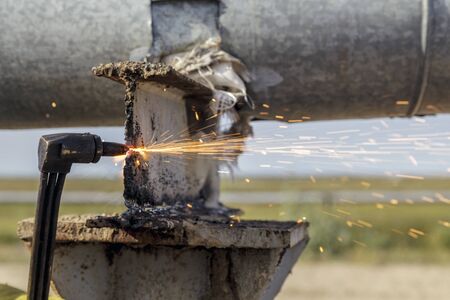 electric and gas welderの写真素材