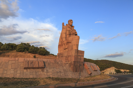 Novorossiysk, Russia, May 25, 2017: Monument to the Sailors of the Revolutionのeditorial素材