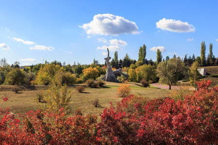 Rostov-on-Don, Russia, May 20, 2017: the Memorial to the Victims of Fascism, the burial place of the victims of the Holocaust.のeditorial素材