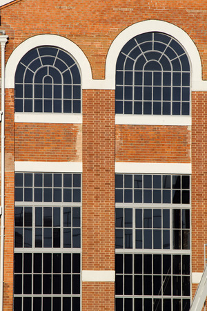 View of the wonderful Museum of Electricity building detail located in Lisbon, Portugal.のeditorial素材