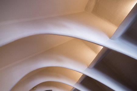BARCELONA, SPAIN - 23rd MAY, 2015: Interior details of the famous Casa Battlo, modernism architect Antoni Gaudi located in Barcelona, Spain.のeditorial素材