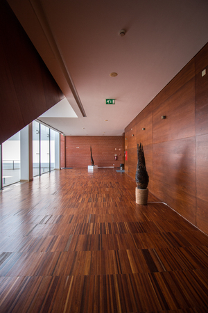 OLHAO, PORTUGAL - December 18th, 2015: Exhibition of sculpture Nuno Mestre that creates house lamps from the Giant Cabuya plant.のeditorial素材