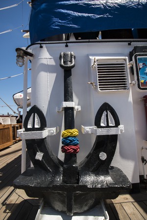 LISBON, PORTUGAL: 22nd july, 2016 - Tall Ships race is a  big nautical event where big majestic ships with sails are presented to the public for visitation.のeditorial素材