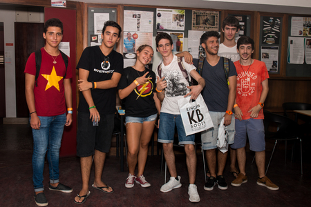 FARO, PORTUGAL - August 19, 2017: Manga and comic visitor fans in the Manga & Comic Event.のeditorial素材