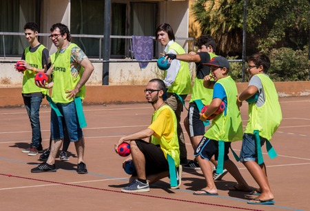 FARO, PORTUGAL - August 19, 2017: Geek Nerds games in the Manga & Comic Event.のeditorial素材