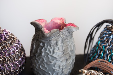 FARO, PORTUGAL - August 19, 2017: Alien 3D printed Egg in the Manga & Comic Event.のeditorial素材