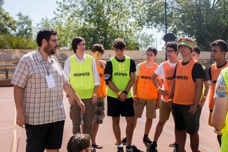 FARO, PORTUGAL - August 19, 2017: Geek Nerds games in the Manga & Comic Event.