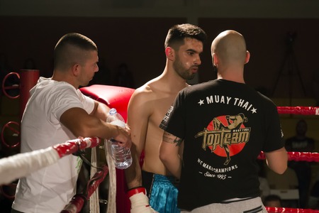 OURIQUE, PORTUGAL - 9th september, 2017 - DFC Championship of kickboxing sports event held on...