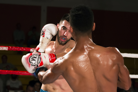 OURIQUE, PORTUGAL - 9th september, 2017 - DFC Championship of kickboxing sports event held on ourique city, Portugal.のeditorial素材