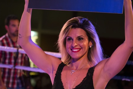 OURIQUE, PORTUGAL - 9th september, 2017 - DFC Championship of kickboxing sports event held on ourique city, Portugal.のeditorial素材