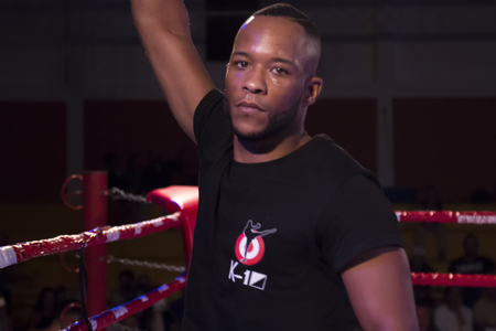 OURIQUE, PORTUGAL - 9th september, 2017 - DFC Championship of kickboxing sports event held on ourique city, Portugal.のeditorial素材