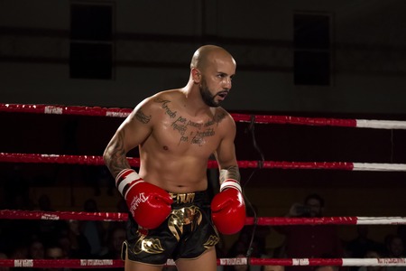 OURIQUE, PORTUGAL - 9th september, 2017 - DFC Championship of kickboxing sports event held on ourique city, Portugal.のeditorial素材