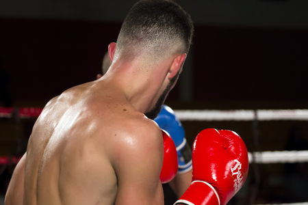 OURIQUE, PORTUGAL - 9th september, 2017 - DFC Championship of kickboxing sports event held on ourique city, Portugal.のeditorial素材