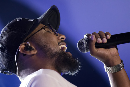 FARO, PORTUGAL: 3rd SEPTEMBER, 2017 - Music band, HMB, performs on Festival F, a big festival on the...