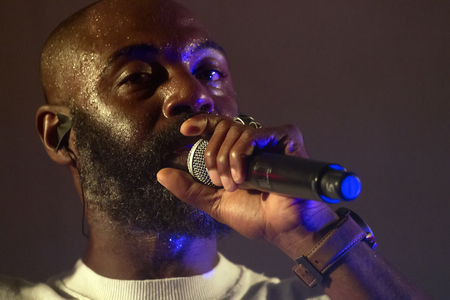 FARO, PORTUGAL: 2nd SEPTEMBER, 2017 - Music band, NBC, performs on Festival F, a big festival on the...