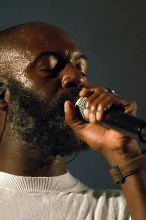 FARO, PORTUGAL: 2nd SEPTEMBER, 2017 - Music band, NBC, performs on Festival F, a big festival on the city of Faro, Portugal.のeditorial素材