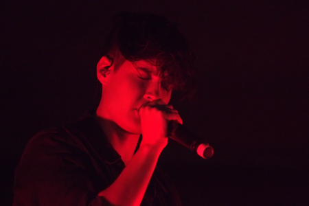 FARO, PORTUGAL: 31st SEPTEMBER, 2017 - Music band, Isaura, performs on Festival F, a big festival on the city of Faro, Portugal.のeditorial素材