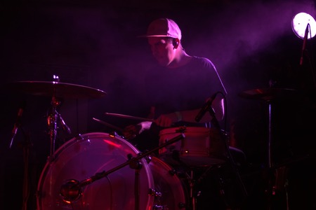 FARO, PORTUGAL: 31st SEPTEMBER, 2017 - Music band, Isaura, performs on Festival F, a big festival on the city of Faro, Portugal.のeditorial素材