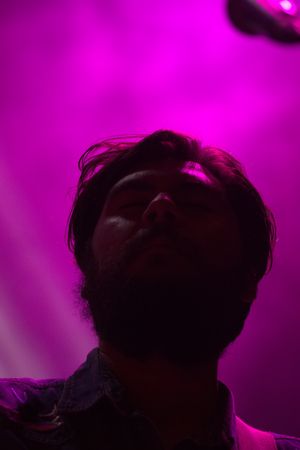 FARO, PORTUGAL: 31st SEPTEMBER, 2017 - Music band, Samuel Uria, performs on Festival F, a big festival on the city of Faro, Portugal.のeditorial素材