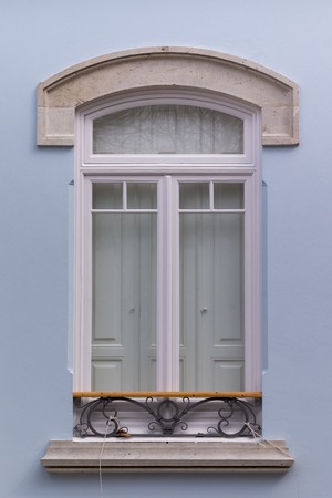 FARO, PORTUGAL; 4th March, 2018 - Belmarco palace details located in Faro city, Portugal.のeditorial素材