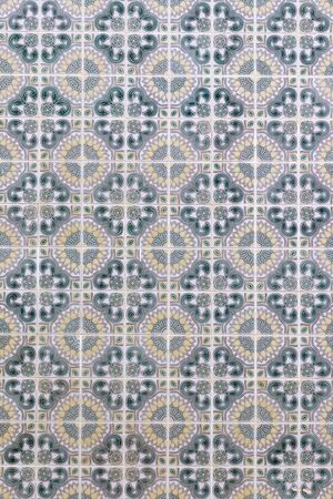 Detail of beautiful portuguese azulejo tiles.