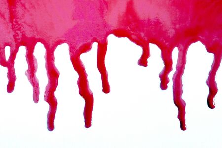 Red Graffiti grunge spray design element abstract texture background.