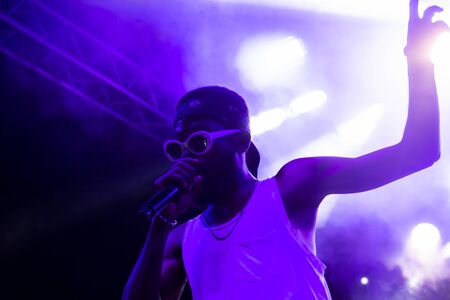 FARO, PORTUGAL: 5th SEPTEMBER, 2019 - Throes + the Shine, performs on Festival F, a big festival on...