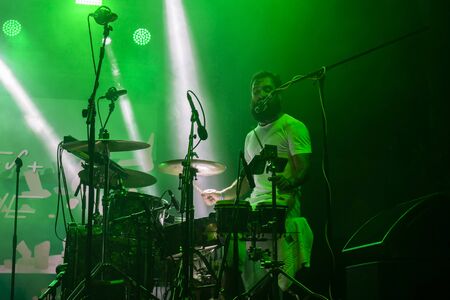 FARO, PORTUGAL: 5th SEPTEMBER, 2019 - Throes + the Shine, performs on Festival F, a big festival on...