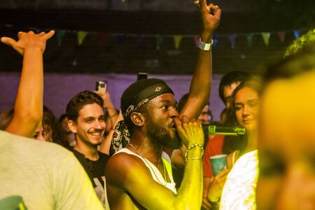FARO, PORTUGAL: 5th SEPTEMBER, 2019 - Throes + the Shine, performs on Festival F, a big festival on...