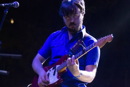 FARO, PORTUGAL: 6th SEPTEMBER, 2019 - Glockenwise band, performs on Festival F, a big festival on...
