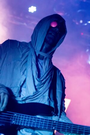 FARO, PORTUGAL: 6th SEPTEMBER, 2019 - Blasted Mechanism band, performs on Festival F, a big festival...