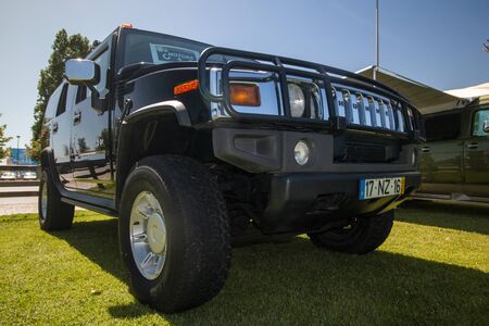 FARO, PORTUGAL, 10th August 2019: 8Âº American Cars Show Algarve Event with vintage cars and a mix...
