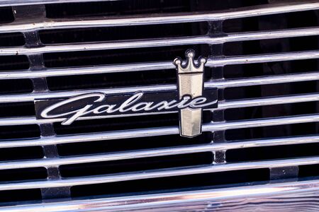 FARO, PORTUGAL, 10th August 2019: 8Âº American Cars Show Algarve Event with vintage cars and a mix...