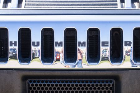 FARO, PORTUGAL, 10th August 2019: 8Âº American Cars Show Algarve Event with vintage cars and a mix of Americana related activities happen, including pinup shows, rockabilly concerts and much more.のeditorial素材