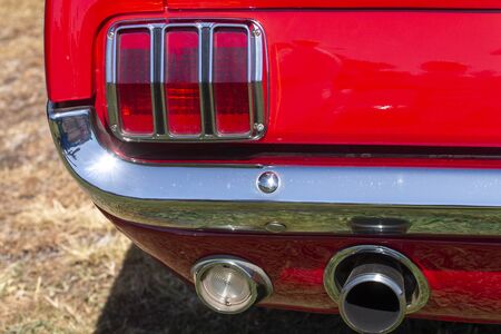 FARO, PORTUGAL, 10th August 2019: 8Âº American Cars Show Algarve Event with vintage cars and a mix of Americana related activities happen, including pinup shows, rockabilly concerts and much more.のeditorial素材