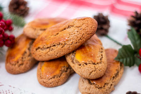Typical Portuguese corn and honey pastry sweet on the Christmas season.