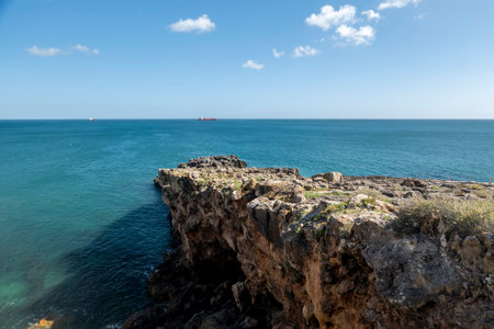 A place called Boca do Inferno (Hell's mouth) in Cascais region, Portugal.の写真素材