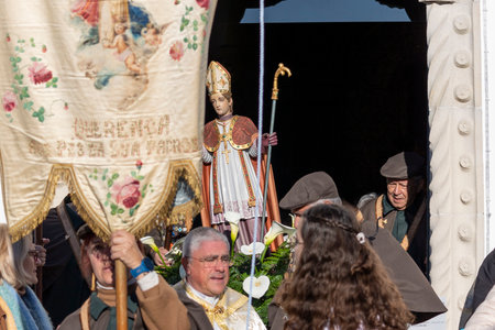 QUERENCA, PORTUGAL - 24th January 2023 - View of the religious procession of Nossa Senhora da...