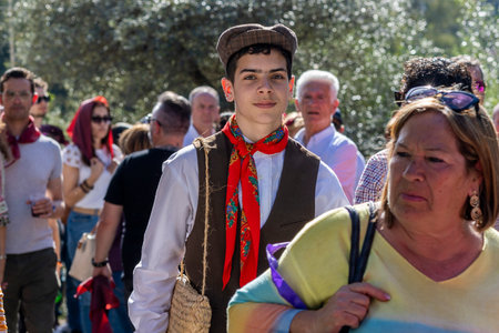ALCOUTIM, PORTUGAL: 25th of MARCH, 2023: Festival of smuggling (Contrabando), where many people...