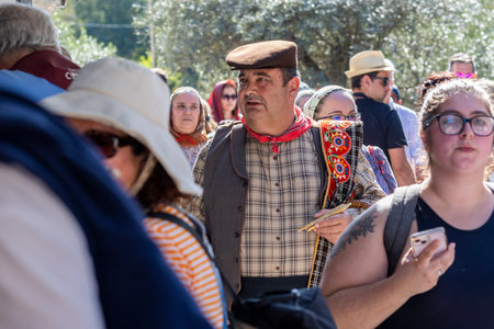 ALCOUTIM, PORTUGAL: 25th of MARCH, 2023: Festival of smuggling (Contrabando), where many people...
