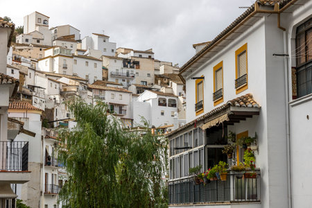 Architecture from the picturesque Setenil de las Bodegas village, Andalusia, Spain.の写真素材