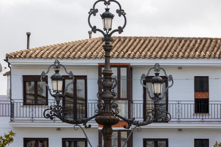 Setenil de las Bodegas, Spain - October 20, 2023: Architecture from the picturesque Setenil de las Bodegas village, Andalusia, Spain.のeditorial素材