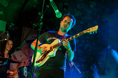 FARO, PORTUGAL: 7th SEPTEMBER, 2023 - Jam Sessions from several musicians performing on Music...