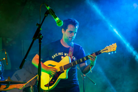 FARO, PORTUGAL: 7th SEPTEMBER, 2023 - Jam Sessions from several musicians performing on Music...