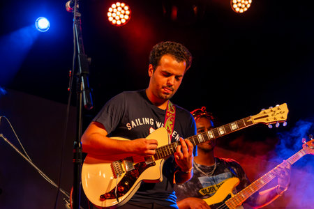 FARO, PORTUGAL: 7th SEPTEMBER, 2023 - Jam Sessions from several musicians performing on Music...