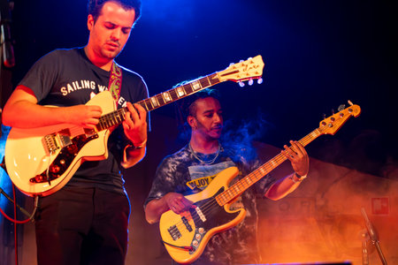 FARO, PORTUGAL: 7th SEPTEMBER, 2023 - Jam Sessions from several musicians performing on Music...