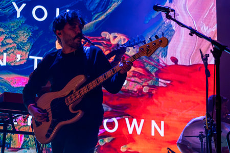 FARO, PORTUGAL: 8th SEPTEMBER, 2023 - Music band, You can't win Charlie Brown, performs at Festival...
